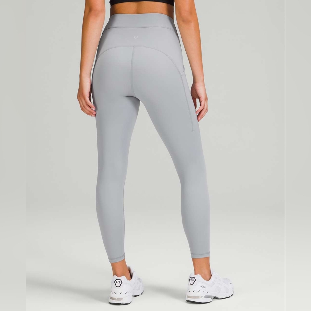 Lululemon Power Thru High-Rise Tight 25" Rhino Grey Size 14